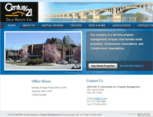 Tablet Screenshot of century21dalepm.com
